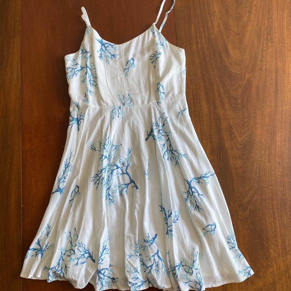 Old Navy Fit and Flare Patterned Dress